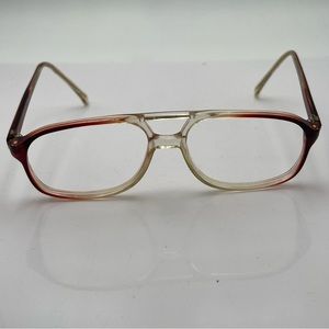 Vintage Boulevard Boutique 1660 Brown Translucent Pilot Sunglasses Frames